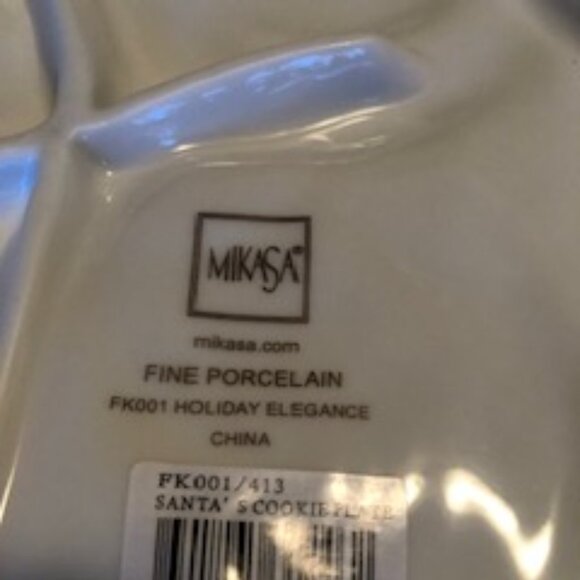 "Mikasa" Santa Clause Cookie Plate - Picture 2 of 2